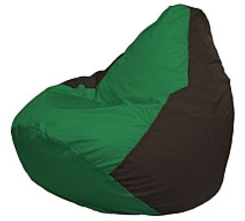 Кресло-мешок Flagman Груша Мини L Г0.1-242 зеленый/коричневый