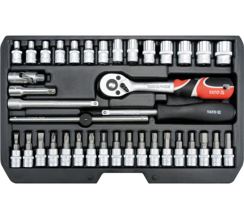 Набор торцевых головок и бит Yato YT-14471 38 предметов