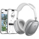 Наушники Hoco W68 серебристый