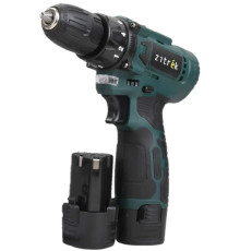 Дрель-шуруповерт Zitrek Green 12V Plus 085-1014 с 2-мя АКБ