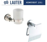 Набор аксессуаров для ванной Lauter 21SH72061 + 21SH72101 Chrome, 2 предмета