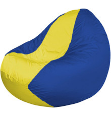 Кресло-мешок Flagman Classic К2.1-48 синий/желтый