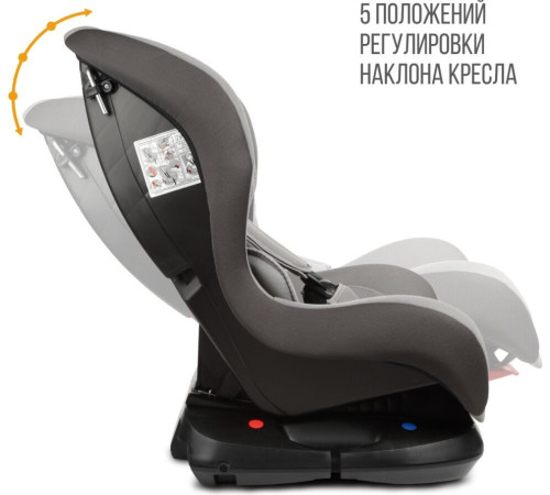 Детское автокресло Zlatek Галеон Lux KRES4009 светло-серый