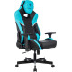 Кресло Knight Thunder 5X черный/голубой