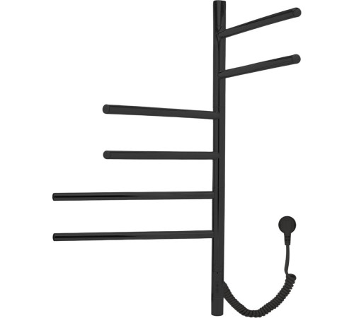 Полотенцесушитель Gloss & Reiter E2.L.43x80.F6 таймер, муар черный