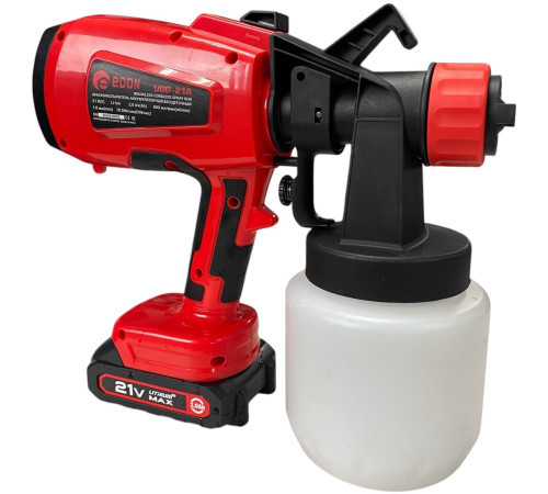 Краскораспылитель Edon UGG-21A с 2-мя АКБ, кейс