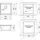 Кухонная мойка Granula GR-4451 графит