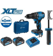 Ударная дрель-шуруповерт Bull SR 1806 R-series Xcase XLTpro 2329059 с 2-мя АКБ, кейс