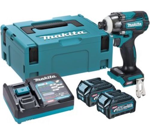 Винтоверт Makita TD004GD201 MAKPAC 2 с 2-мя АКБ, кейс