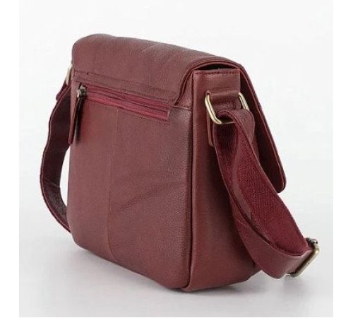 Женская сумка Poshete 827-3641D-BRD бордовый
