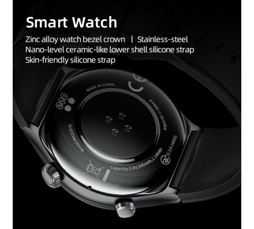 Умные часы QCY Watch Active GT серебристый