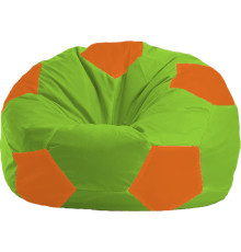 Кресло-мешок Flagman Мяч Стандарт М1.1-163 салатовый/оранжевый