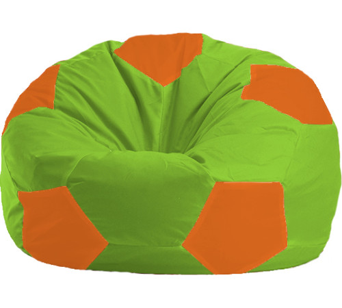 Кресло-мешок Flagman Мяч Стандарт М1.1-163 салатовый/оранжевый