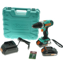 Дрель-шуруповерт Sturm CD3618T с 2-мя АКБ, кейс