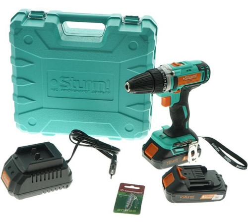 Дрель-шуруповерт Sturm CD3618T с 2-мя АКБ, кейс