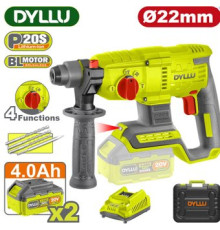 Перфоратор Dyllu DTLM15225 с 2-мя АКБ, кейс