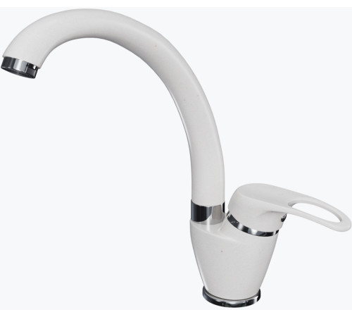 Смеситель Polygran Денеб белый хлопок 36