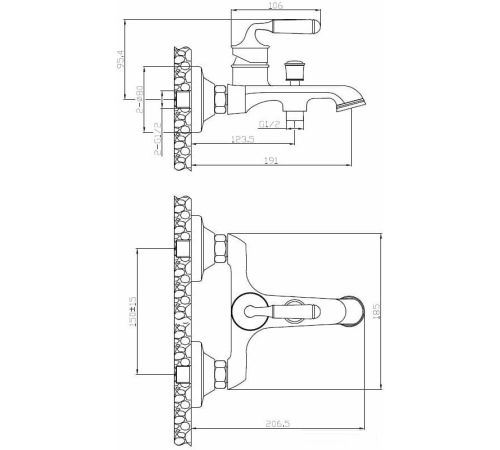 Смеситель Esko Prague PG 54