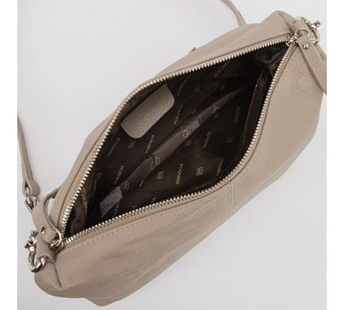 Женская сумка Poshete 845-SJ7530OL-LCF светлый кофейный