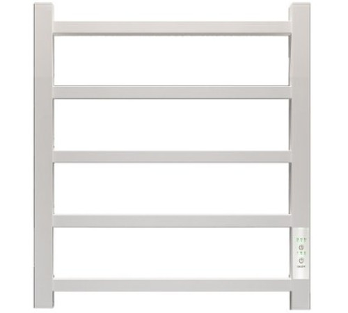 Полотенцесушитель Granula Квадро 50x60 терморегулятор, белый глянец