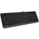 Клавиатура A4Tech Fstyler FK10 черный/серый