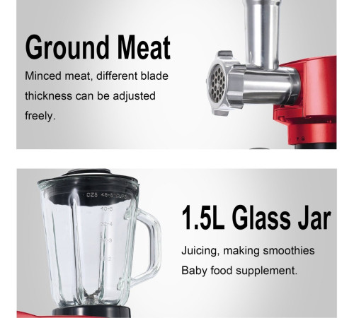 Кухонный комбайн Sonifer SF-8076 красный