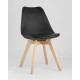 Стул Stool Group Frankfurt New Y863 черный/деревянные ножки