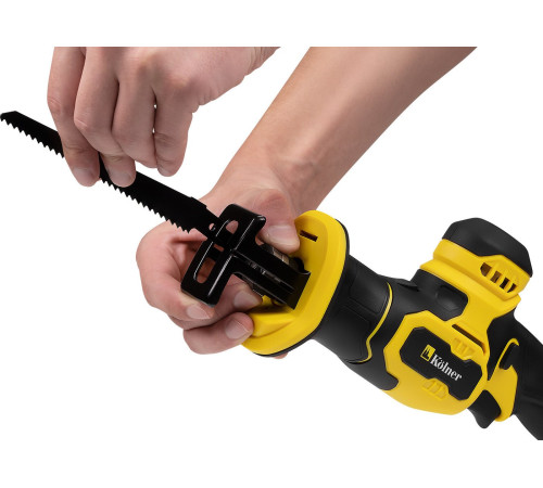 Сабельная пила Kolner KRS 18-65-1 с 1-м АКБ