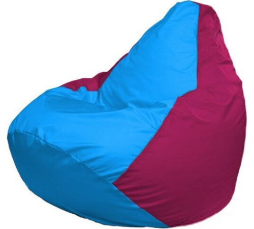 Кресло-мешок Flagman Груша Макси Г2.1-268 фуксия/голубой