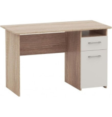 Стол Imperial Гарвард 120 1Д1ЯЩ дуб сонома/белый