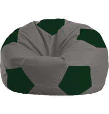 Кресло-мешок Flagman Мяч Стандарт М1.1-349 серый/темно-зеленый