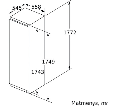 Морозильник Bosch Serie 4 GIN81AEF0
