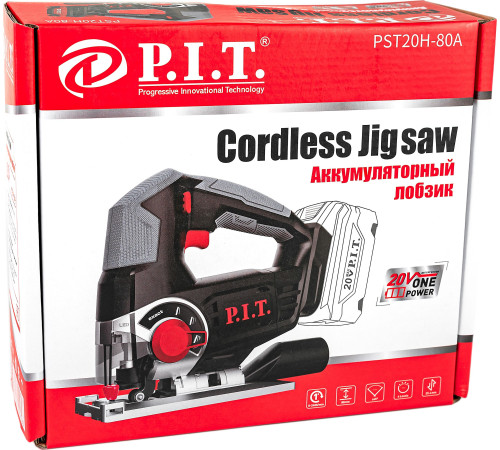Электролобзик P.I.T. PST20H-80A без АКБ