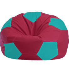 Кресло-мешок Flagman Мяч Стандарт М1.1-311 бордовый/бирюзовый