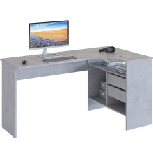 Стол Сокол СПм-25 правый, бетон