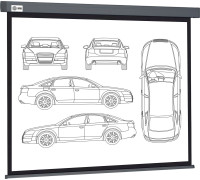 Проекционный экран CACTUS Wallscreen 168x299 CS-PSW-168X299-SG