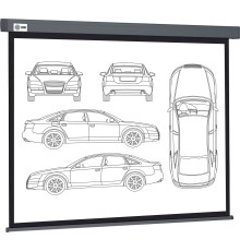 Проекционный экран CACTUS Wallscreen 168x299 CS-PSW-168X299-SG