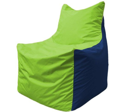 Кресло-мешок Flagman Фокс Ф2.1-184 салатовый/темно-синий