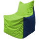 Кресло-мешок Flagman Фокс Ф2.1-184 салатовый/темно-синий