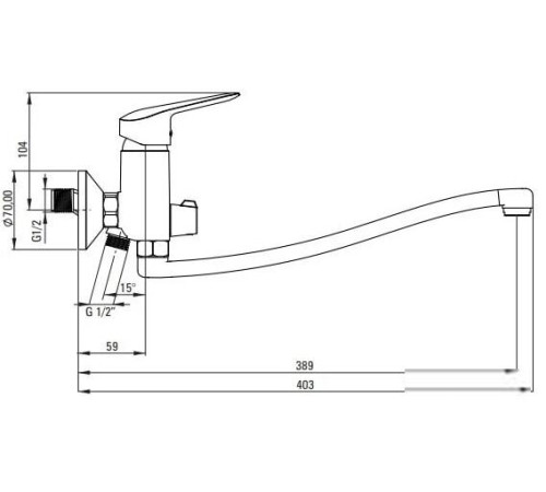 Смеситель Deante Boro BMO 057M