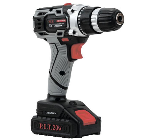 Дрель-шуруповерт P.I.T. PSR18-D3 Promo с 1-им АКБ, набор оснастки