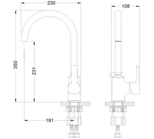 Смеситель Lemark Evitta LM0505C
