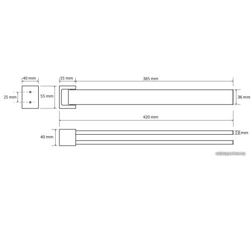 Держатель для полотенца Bemeta Gamma 145804102