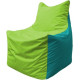 Кресло-мешок Flagman Фокс Ф2.1-182 салатовый/бирюзовый