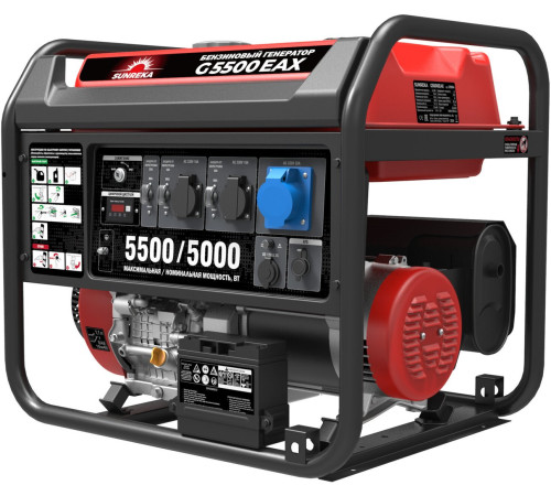 Бензиновый генератор SUNREKA G5500EAX