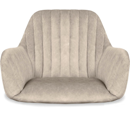 Стул с подлокотниками Sheffilton SHT-ST38-1/S122 лунный мрамор/темный орех/черный муар