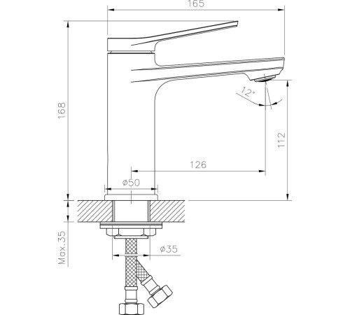 Смеситель Lauter Silk 21CK572С
