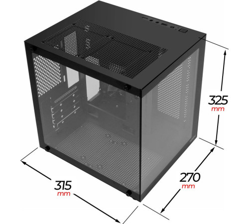 Корпус Ginzzu V100