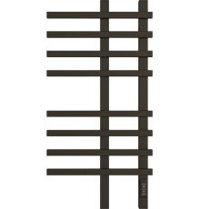 Полотенцесушитель Двин LX plaza neo 80/40 черный матовый