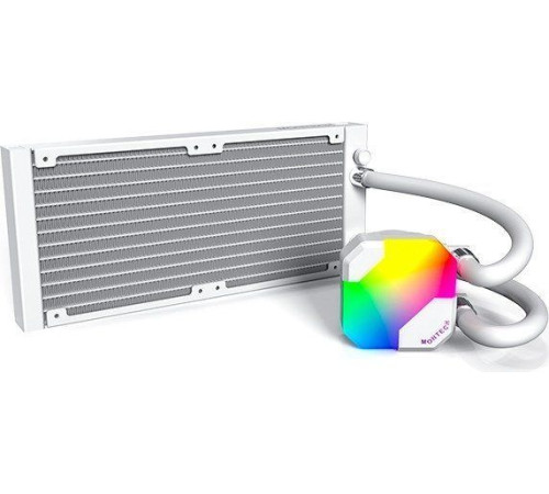 Система жидкостного охлаждения для процессора Montech HyperFlow ARGB 240 белый